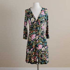 Anthropologie Lilka Floral Jersey Knit Dress XS